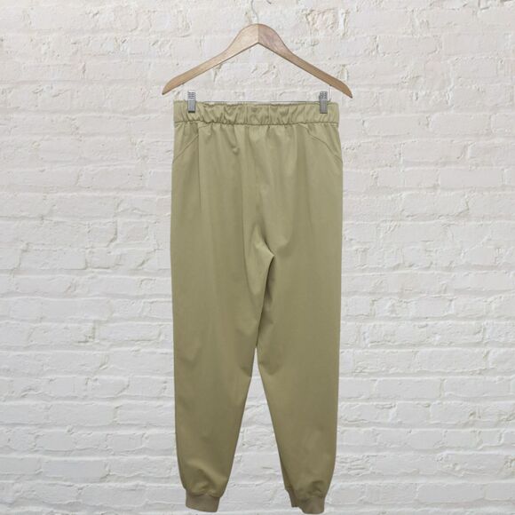 Lululemon Keep Moving Jogger Trench Tan Size 10 Luxtreme Stretch Pockets Active - Picture 2 of 16
